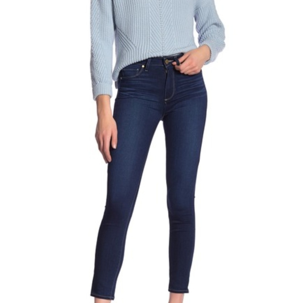 NEW PAIGE Hoxton Ankle Skinny Jeans 32